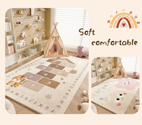 Tapis et tapis de jeu pour enfants, doux, écologiques, antidérapants, style moderne, lavables, pour salon, chambre à coucher