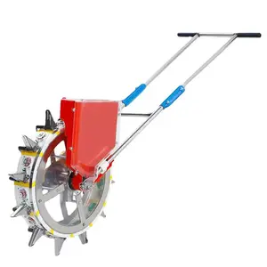 Roller hand pushed corn seeder for precise sowing of peanuts soybeans sorghum cotton spot sowing of soybeans and fertilization