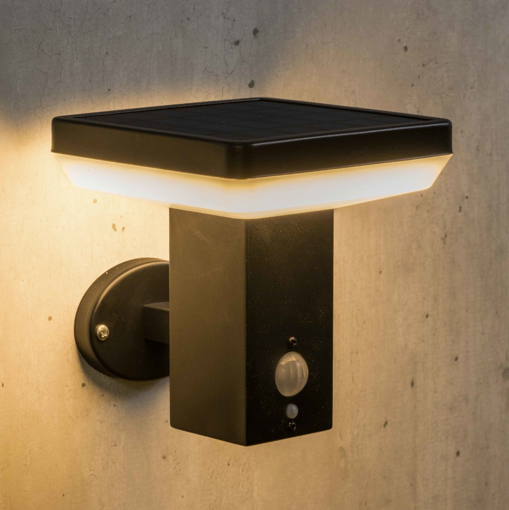 Modern Stainless Steel Ip44 Motion Sensor Led Outside Lamp Outdoor Wall Solar Garden Lights · image 2