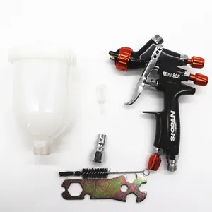 Mini pistolet de pulvérisation professionnel HVLP, livraison gratuite, buse de 1.2MM, Mini pistolet de pulvérisation de peinture à air comprimé, aérographe pour peinture automobile - Product Image 2