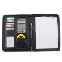 Portafolio Personalizado A4 con Cierre, Carpeta Organizadora de Documentos Legales y Ejecutivos para Conferencias y Reuniones