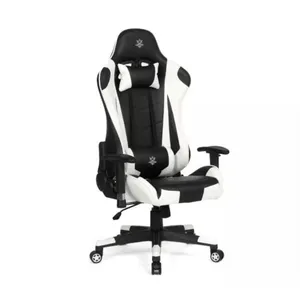 Modern black High Back Ergonomic Racing Gaming Chair Leather Executive Office Chair With Armrest