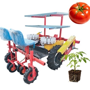Transplanteur de <span class=keywords><strong>semis</strong></span> à double rangée entraîné par tracteur pour serres (poivrons, tomates, tabac) - Product Image 1