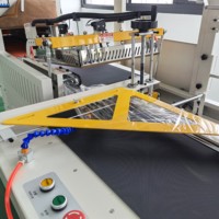 Machine d'emballage rétractable automatique en L, type à scellage latéral, pour planches de bois longues, boîtes en carton, cosmétiques, coffrets cadeaux, POF, PE