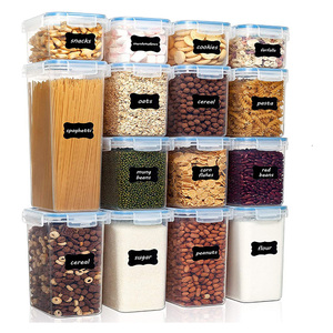 Hot Selling Plastic Kitchen Airtight Eco-Friendly Light <b>Weight</b> Waterproof Food <b>Storage</b> Set Containers - Product Image 2