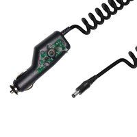 डीसी प्लग 5.5mm 2.1mm 9V 1A कार चार्जर पावर एडाप्टर सिगार लाइटर प्लग केबल