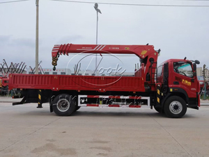 Grue montée sur camion à bras rotatif à 360 degrés, pliable, 8T 10T, châssis FOTON 4x2, télécommande sans fil - Product Image 5