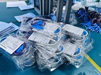 Divisores de Fibra Óptica PLC de Tubo de Acero Mini, 1x 2 4 8 16 32 Conectores SC/APC, Cable de 0.9mm, Divisores FTTH para Redes 3G/5G