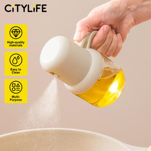 CityLife, contenedor <span class=keywords><strong>de</strong></span> cocina <span class=keywords><strong>de</strong></span> gravedad automático minimalista, punto rojo, cocina, ensalada, botella <span class=keywords><strong>de</strong></span> <span class=keywords><strong>aceite</strong></span>, <span class=keywords><strong>dispensador</strong></span> <span class=keywords><strong>de</strong></span> vidrio para <span class=keywords><strong>aceite</strong></span> <span class=keywords><strong>de</strong></span> oliva - Product Image 2
