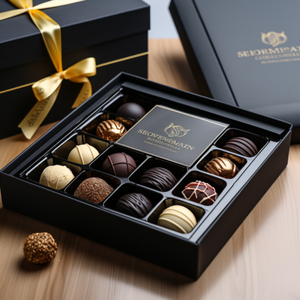 Boîtes à Chocolats de Luxe Personnalisées en Gros avec Embossage, Emballage Écologique en Mousse, Design Portable pour Chocolats Haut de Gamme - Product Image 2