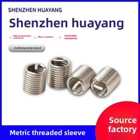 Wholesale Metric Coarse Right Hand Threaded Inserts 304 Stainless Steel Full Thread Coverage ISO Standard Custom Specifications