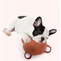Brosse à dents pour chien en peluche créative Corgi Butt en gros jouet à mâcher classique style mignon jouet pour animaux de compagnie pour chats en TPR et coton