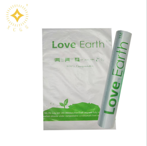 Bio de yuca de Bpi Certificado de PLA 100% Biodegradable compostables de almidón de maíz de plástico de basura para bolsas de caca de perro - Product Image 2