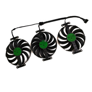 พัดลมการ์ดจอ T129215SU 3 ชิ้น/ชุด 95 มม. 7 ขา 12V 0.5A สำหรับ ASUS <span class=keywords><strong>ROG</strong></span> STRIX OC GeForce RTX3060 <span class=keywords><strong>3060Ti</strong></span> 3070 3070Ti 3080 3090 - Product Image 1
