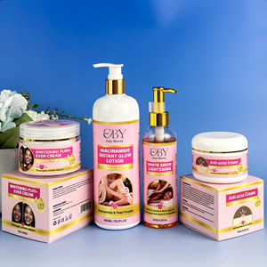 <span class=keywords><strong>Lotion</strong></span> pour le corps hydratante pour la peau de marque privée produits de soin crème blanchissante huile pour le corps ensemble coréen de soins de la peau pour la peau foncée