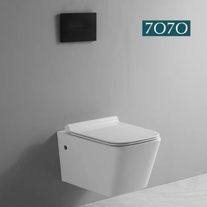 Siège de <span class=keywords><strong>toilette</strong></span> mural <span class=keywords><strong>suspendu</strong></span>, <span class=keywords><strong>toilette</strong></span> douce, suspension murale, sans bords - Product Image 2