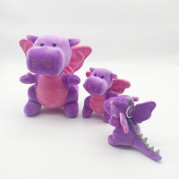 Peluche Dinosaure Dragon Amusante, Idéale pour Nouveau-né, Super Douce, Couleurs et Design Personnalisables, Rembourrage Coton PP, Lavable