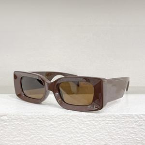 最新流行のダブルブリッジサングラスビンテージビッグフレームサングラスマルチカラー旅行用メガネ - Product Image 1