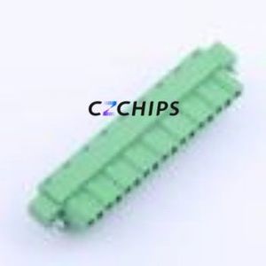 DB2EKM-7.62-9P-GN-S Plug-in Terminal Block P=7.62mm Connector Male Plug Screw Fixing 1x9P 7.62mm - Product Image 2