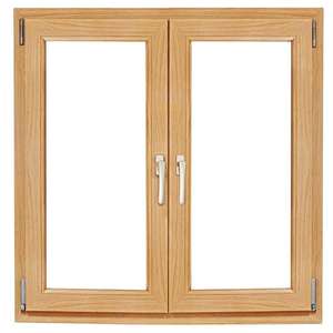 מודרני מינימליסטי חלונות עץ מלא מינימליסטי, ציפוי זכוכית אופקית לחדר השינה של הדירה - Product Image 1