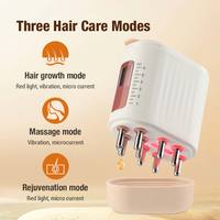 Produits de dropshipping 2025 Applicateur d'huile essentielle électrique portable pour le cuir chevelu Thérapie par lumière rouge Masseur pour la croissance des cheveux