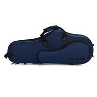 Étui moulé Oxford ultra-léger et imperméable pour saxophone alto Mi bémol avec fermeture éclair, poignée de transport et doublure en velours (10,5x5,5x5,5 cm)