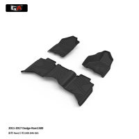 Tapis de voiture écologiques en TPE antidérapants et anti-rayures 3D pour Dodge Ram 1500 2011-2017