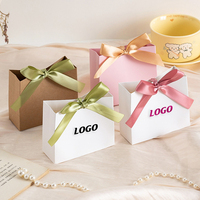 Petites quantités de commande acceptées, impression de logo personnalisé sur petit sac cadeau, noir, personnalisable, sacs en papier cadeau pour invités