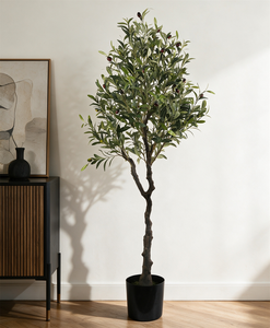 Albero di Ulivo Artificiale con Frutti, Pianta di Ulivo Finta in Vaso per Decorazione Interna, Albero di Ulivo Finto per Casa, Hotel, Paesaggistica, Vendita all'Ingrosso OEM - Product Image 6