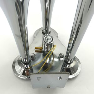 Klaxon de train 12V/24V avec klaxon à air à 3 tuyaux et haut-parleur de sirène puissant avec tweeter - Product Image 6