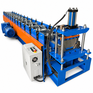 Machine de fabrication de capuchons de toit en métal hydraulique, équipement de formage de couvre-toits en acier coloré - Product Image 2