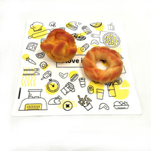 Custom Printed Food Grade Greaseproof 30-60g <b>Butter</b> <b>Paper</b> High Quality Recyclable Eco-Friendly Pizza Bread Baking <b>Paper</b> Sheets - Product Image 1