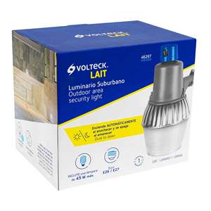 Volteck SUB-820F Fluorescerend Veiligheidslicht 45W 6500K Suburbano Metaal Met Fotocel - Product Image 1