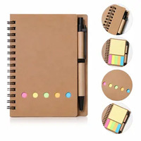 Carnet de notes personnalisé A6 en papier kraft avec logo imprimé, fabricant de carnets scolaires et de travail