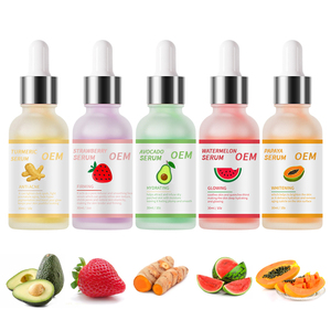 Suero Líquido <span class=keywords><strong>de</strong></span> Vitamina C 100% Natural y Orgánico, Marca Privada, Extracto <span class=keywords><strong>de</strong></span> Frutas y Plantas, Papaya, Cúrcuma, Sandía, <span class=keywords><strong>Fresa</strong></span>, para la <span class=keywords><strong>Piel</strong></span> del Rostro - Product Image 2
