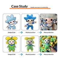 Porte-clés en peluche personnalisés, poupées anime, pendentifs jouets, pendentifs poupées, cadeaux personnalisés, personnalisation en gros, rembourrage en coton PP