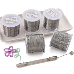 Fil en acier inoxydable fait à la main, <span class=keywords><strong>matériel</strong></span> de fabrication de <span class=keywords><strong>bijoux</strong></span> en perles créatives, bracelet, collier, vente en gros - Product Image 4