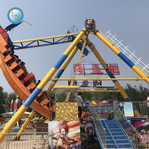 Amusement stimulant 24 sièges Bateau viking Bateau pirate Amusement extérieur Bateau pirate - Product Image 4