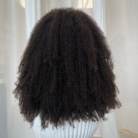Perruque 360 Lace en Cheveux Humains Frisés Kinky Haute Densité, Volume Complet Texture Naturelle, Cheveux Remy Bouclés Profonds pour des Looks de Salon Audacieux