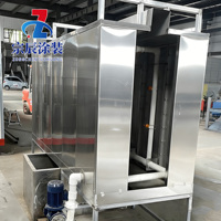Ligne de peinture électrostatique en poudre entièrement automatique pour profilés en aluminium sur mesure, ligne de revêtement en poudre automatique
