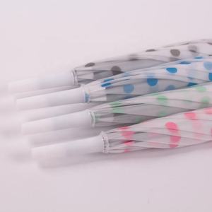 Phụ nữ tùy chỉnh đầy màu sắc quảng cáo hoàn toàn tự động ống sắt trong suốt mưa ô với <span class=keywords><strong>Sakura</strong></span> mô hình - Product Image 6