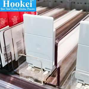 Étagère à ressort de recharge réglable en largeur poussant le système poussoir de bouteille - Product Image 2