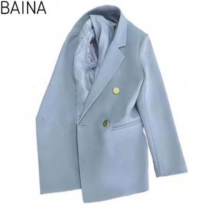 Abrigo de Mujer 2025, Blazer de Manga Larga, Estilo Coreano, Lujoso, Corte Holgado, Ropa Femenina - Product Image 4