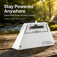 Batterie externe portable 27000mAh 99Wh, charge rapide Star Link Mini, haute capacité, sortie DC 87W, design à clipser, 1/4 pouce