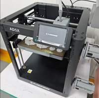 Printer 3D FDM 4 Warna Flashforge AD5X IFS Kecepatan Tinggi 600mm/s Auto Leveling Multi Material PLA PETG ABS Prototipe Digital