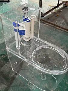 Toilette intelligente moderne de luxe en acrylique sanitaire avec fonction d'ouverture automatique, bidet noir pour salle de bain - Product Image 3