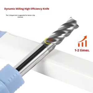 70-Degree <strong>Carbide</strong> Milling Cutter 4-Flute High-Hard Alloy CNC Tool Extended Special <strong>End</strong> <strong>Mill</strong> Altin Coated ODM Customizable - Product Image 2