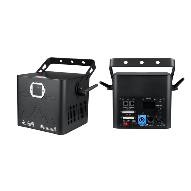 3w Rgb Full Color Laser Light 530mw G 638mw R 450mw B Dmx512 Ilda Animation Laser Projector for Nightclub Disco
