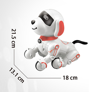 Mainan anjing <span class=keywords><strong>Robot</strong></span> Remote Control untuk anak-anak, peliharaan <span class=keywords><strong>Robot</strong></span> berbicara menari pintar interaktif dengan mata LED, hadiah yang dapat diprogram - Product Image 4