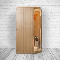Seri kombinasi Sauna dalam ruangan kayu berkualitas tinggi bak mandi Spa ruang Sauna rumah ruang Sauna kering untuk 2 orang